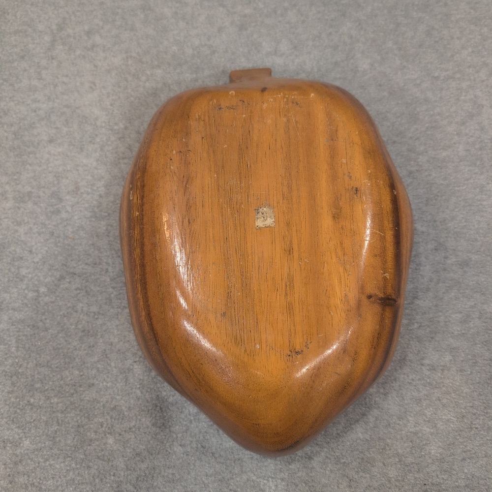 Vintage Wood Grape Bunch Shaped Serving‎ Bowl Rustic Kitchen Decor - Picture 4 of 5